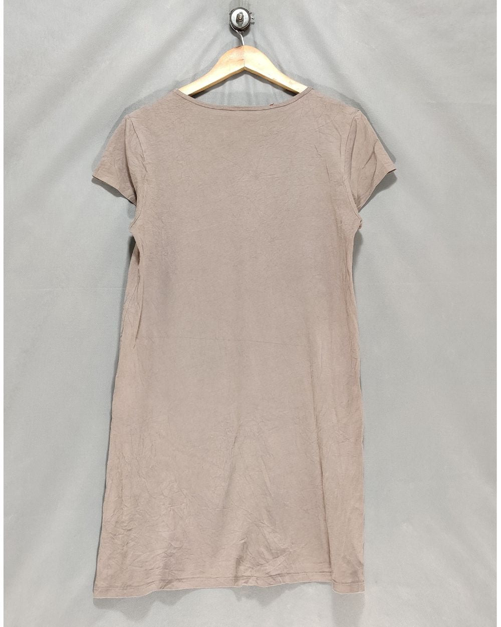 Calvin Klein Gray Cotton T Shirt For Women Medium