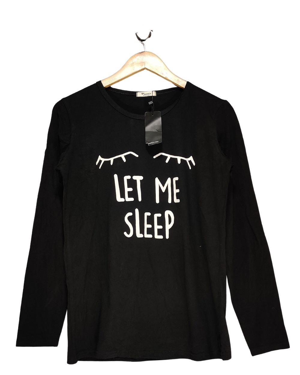 Ishopeer Black Cotton T Shirt For Women Large