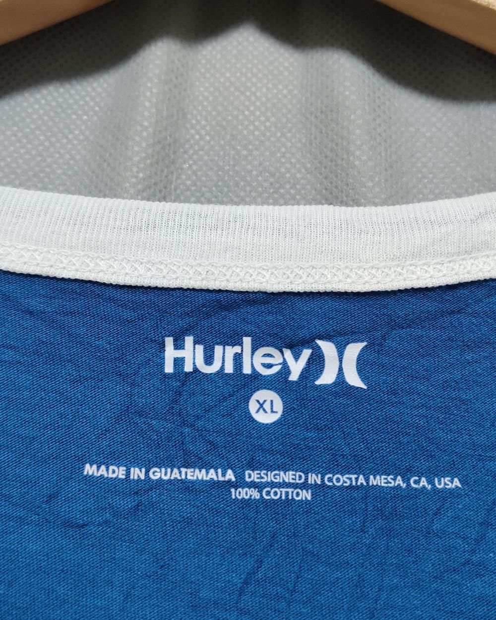 Hurley White Cotton T Shirt For Women XL