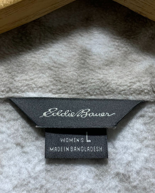 Eddie Bauer Cream Sweatshirt For Women Large
