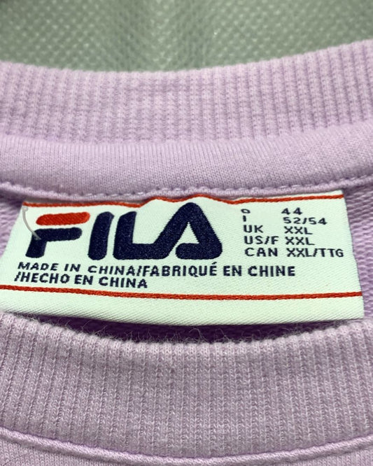 Fila Purple Sweatshirt For Women 2X Large