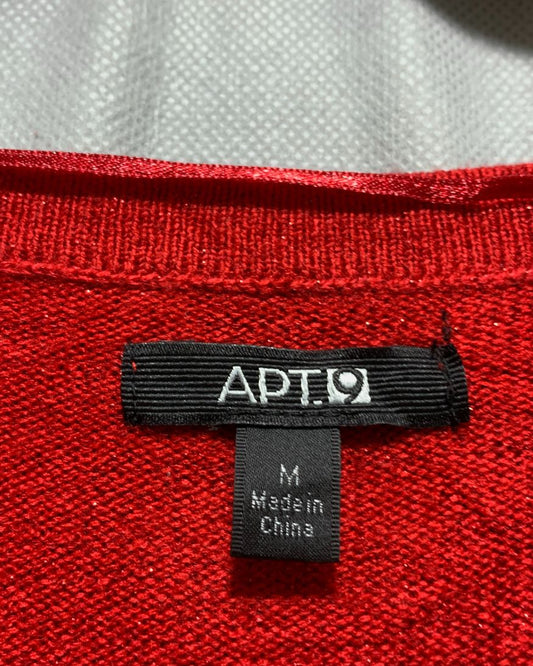 APT.9 Red Sweatshirt For Women Medium