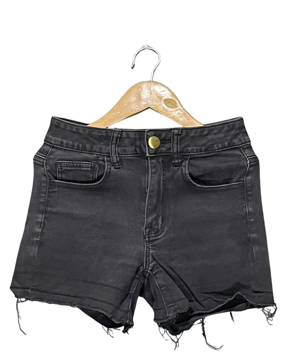 American Eagle Black Jeans Short For Women X Small