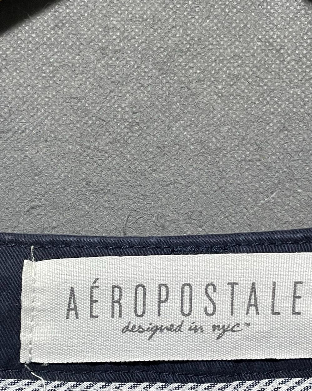 Aeropostale Blue Cotton Short For Women Small