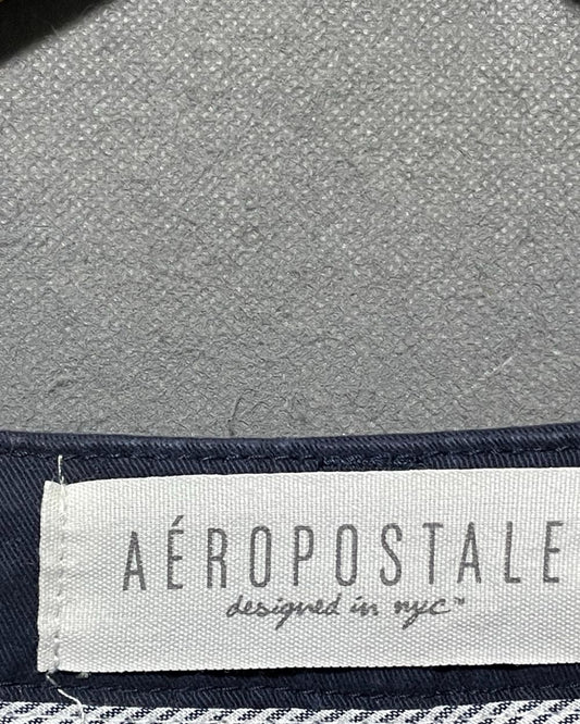 Aeropostale Blue Cotton Short For Women Small