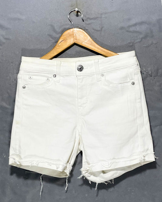 American Eagle White Jeans Short For Women Small