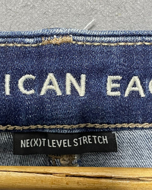 American Eagle Blue Jeans Short For Women Large