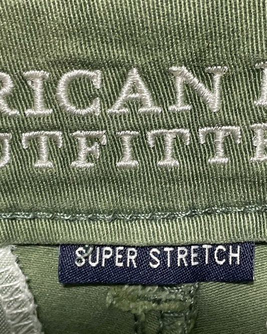 American Eagle Green Jeans Short For Women Small