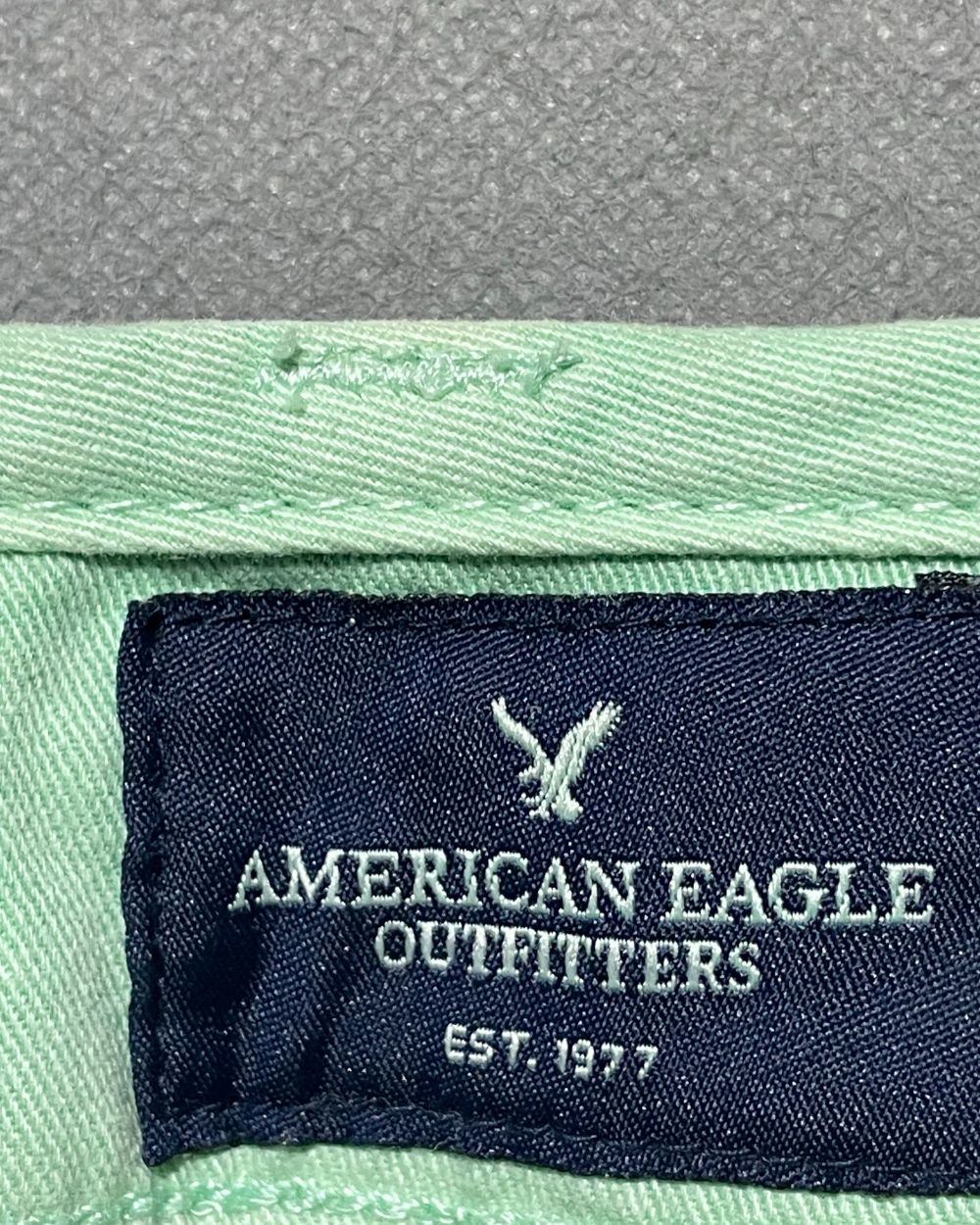 American Eagle Green Jeans Short For Women Medium