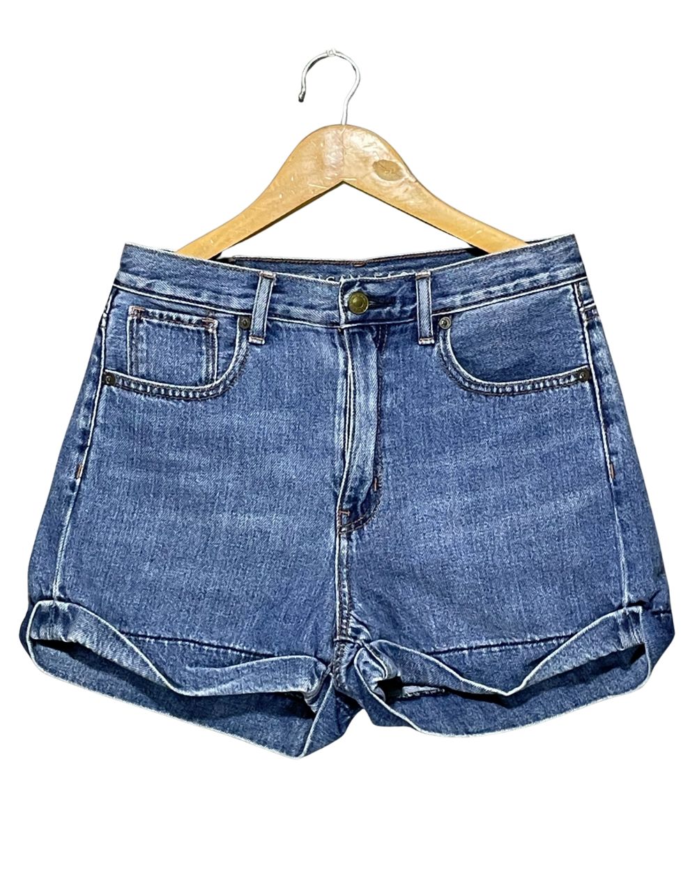 American Eagle Blue Jeans Short For Women Medium