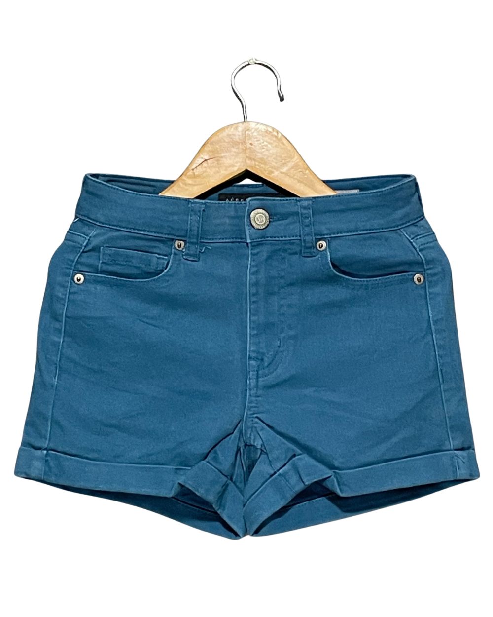 Aeropostale Green Jeans Short For Women Small