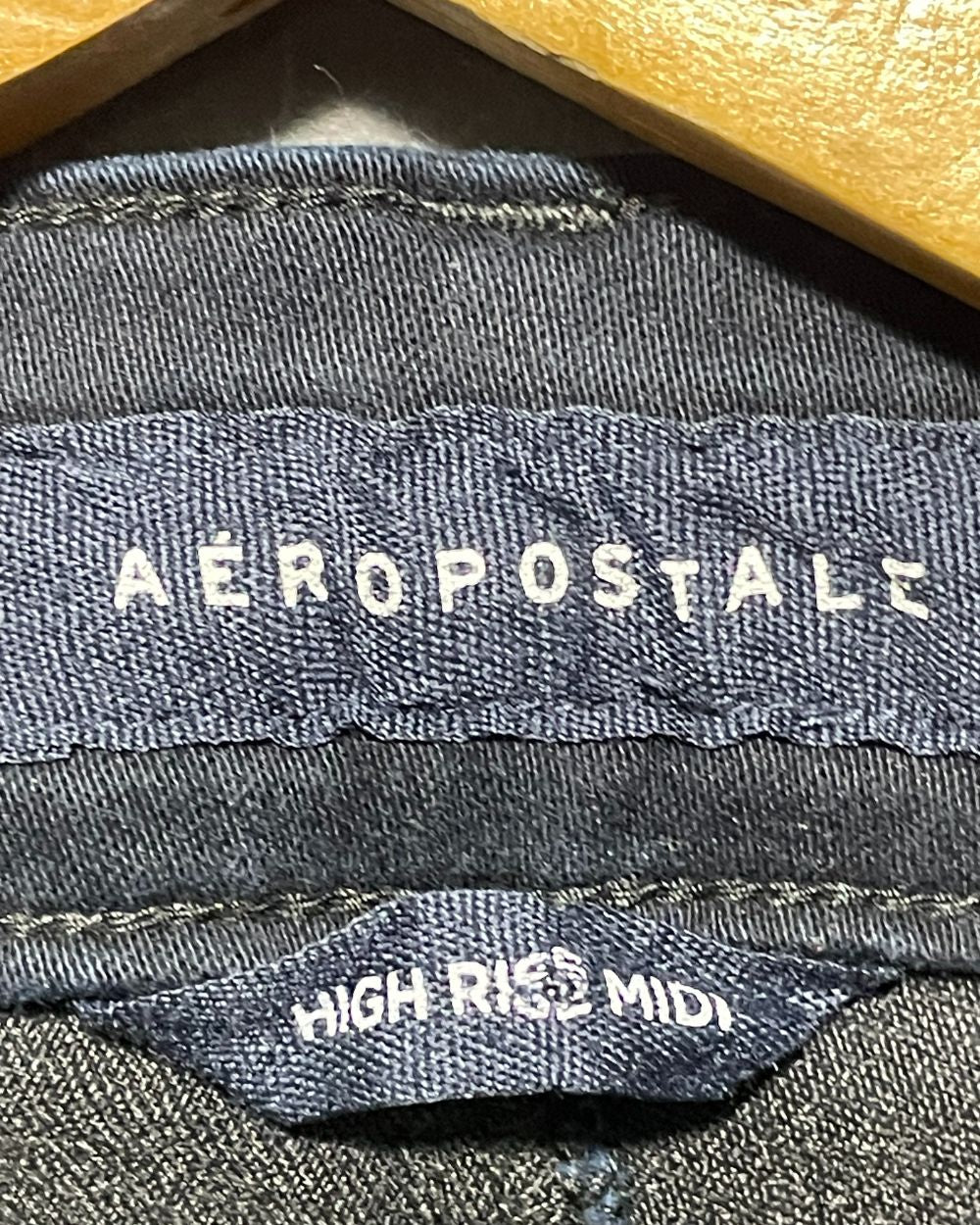 Aeropostale Black Jeans Short For Women Medium