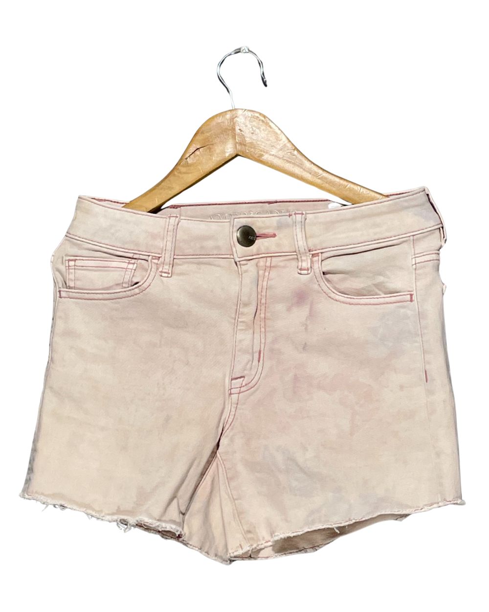 American Eagle Pink Jeans Short For Women Medium