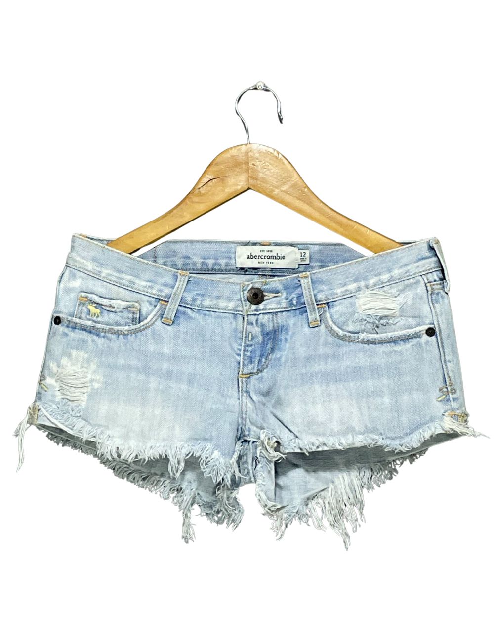 Abercrombie & Fitch Blue Jeans Short For Women Medium