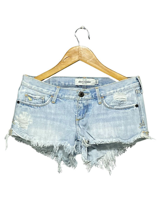 Abercrombie & Fitch Blue Jeans Short For Women Medium