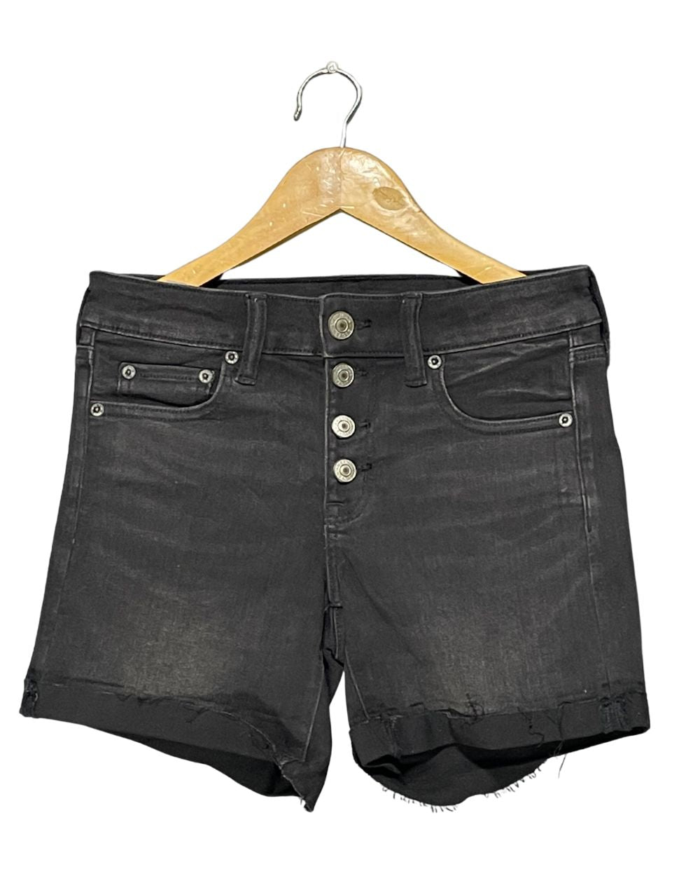American Eagle Black Jeans Short For Women Small