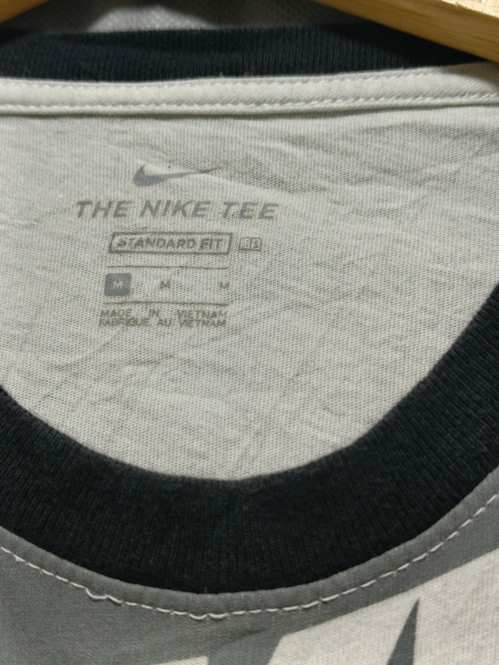 Nike White Cotton T Shirt For Women M