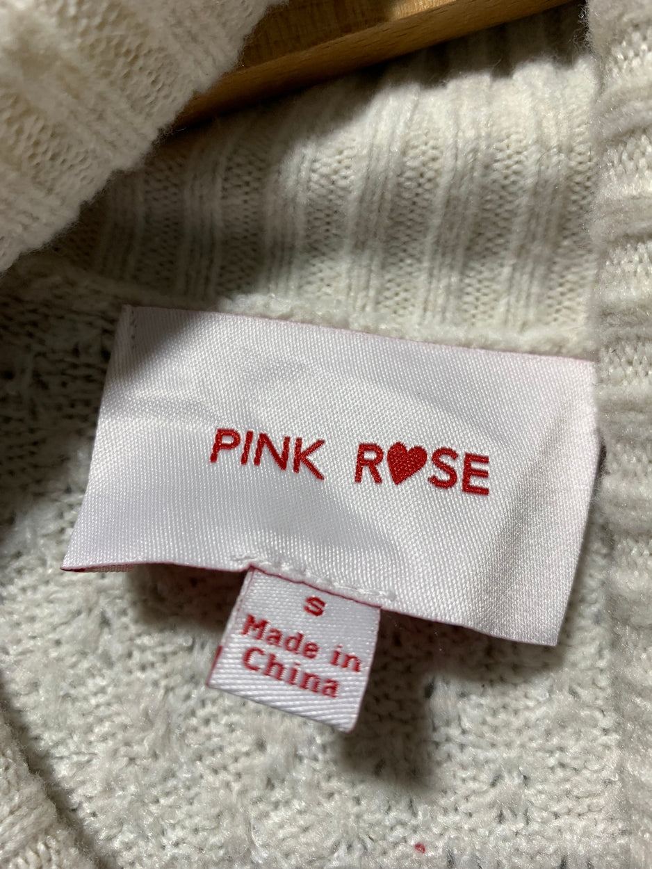 Pink Rose For Women Sweater