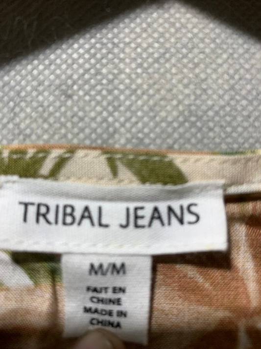 Tribal Jeans Crop Top For Women