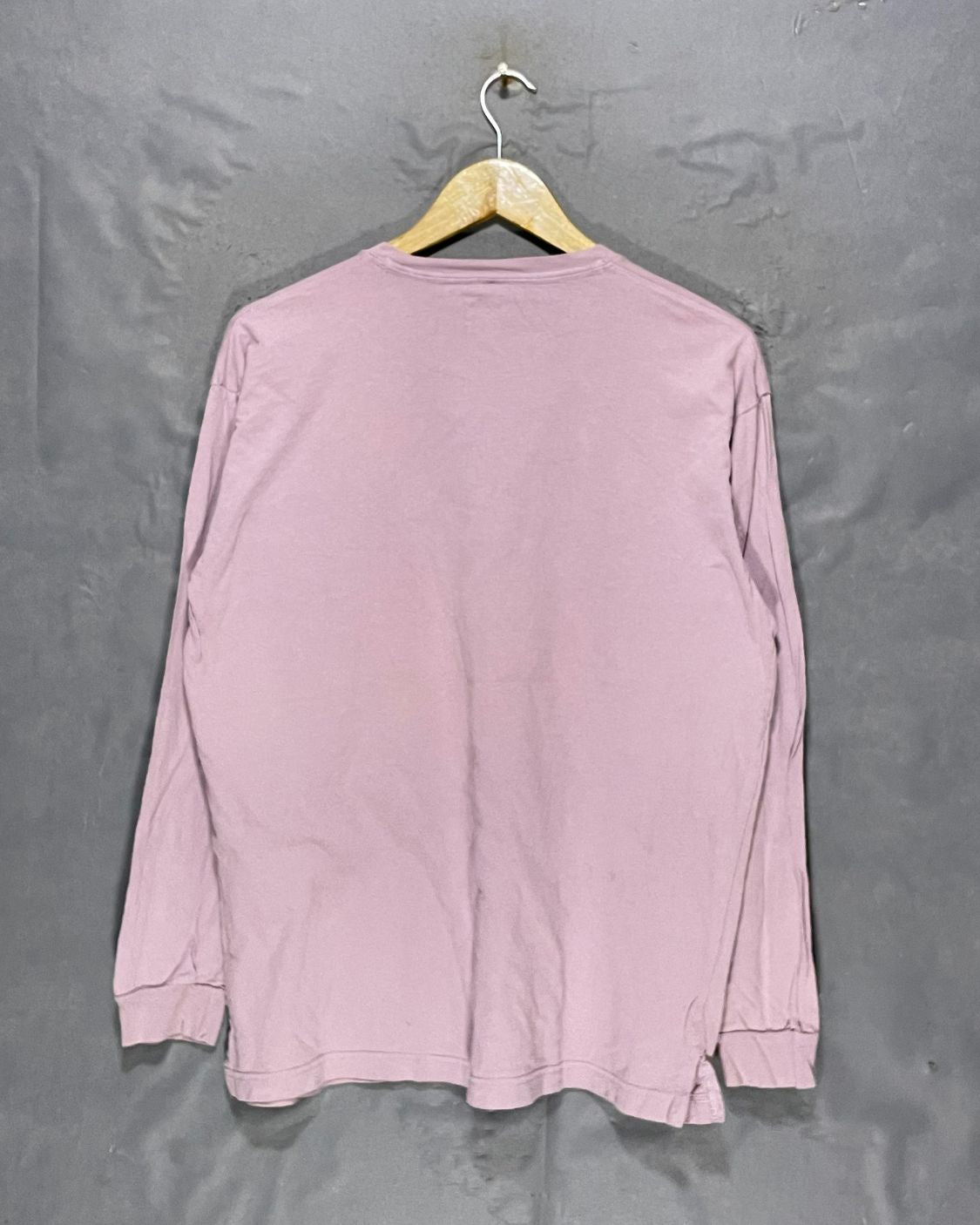 Pink Purple Cotton T Shirt For Women M