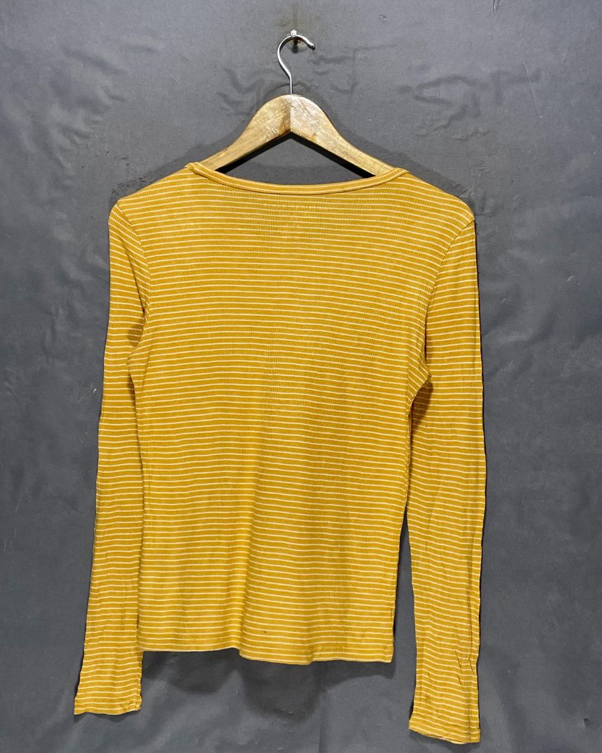 American Eagle Orange Cotton T Shirt For Women M