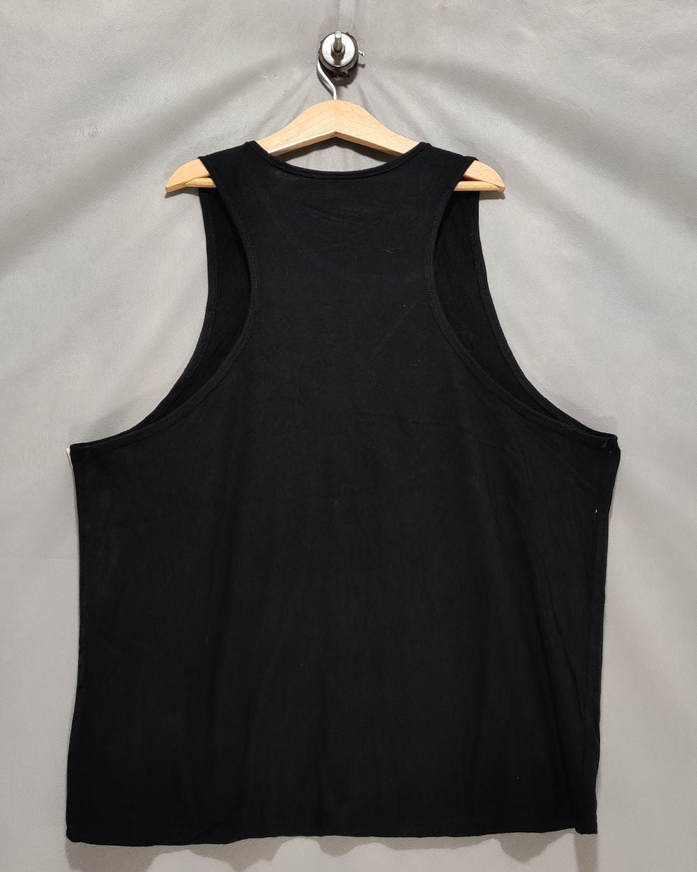 Bravado Black Cotton Vest T Shirt For Women L
