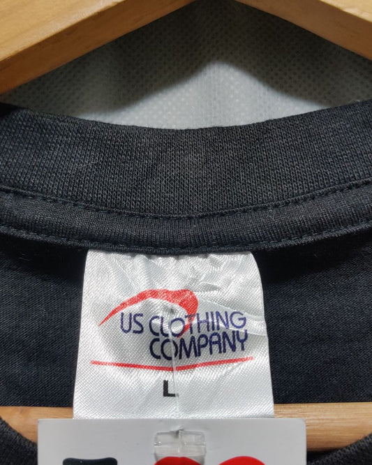 I Love Ny Black Cotton T Shirt For Women L