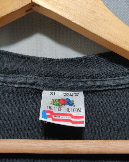 Fruit Of The Loom Black T Shirt For Women XL