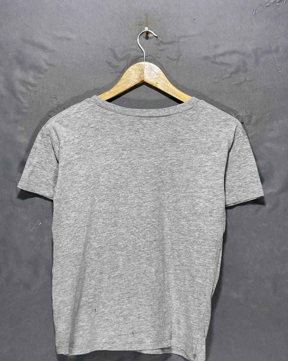 American Eagle Gray Cotton T Shirt For Women XS