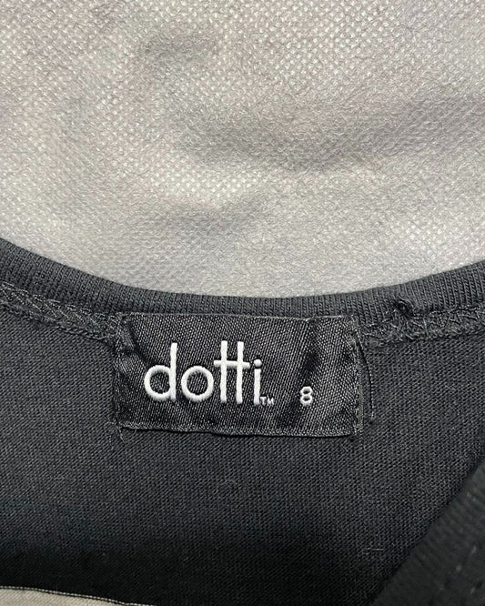 Dotti Black Cotton T Shirt For Women S