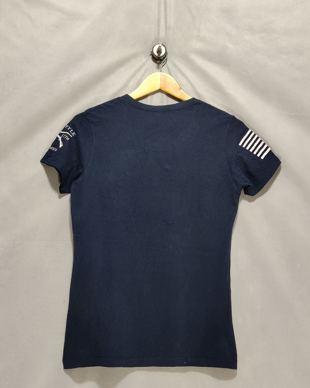 Grunt Style Blue Cotton T Shirt For Women S