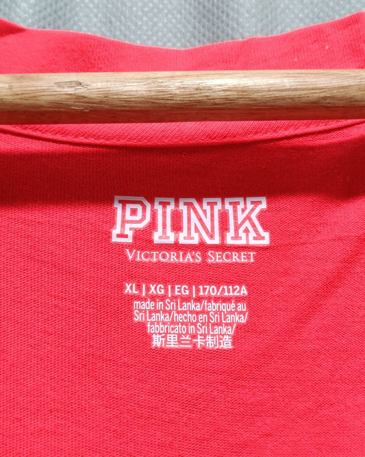 Pink Brand Cotton Pink T Shirt For Women S