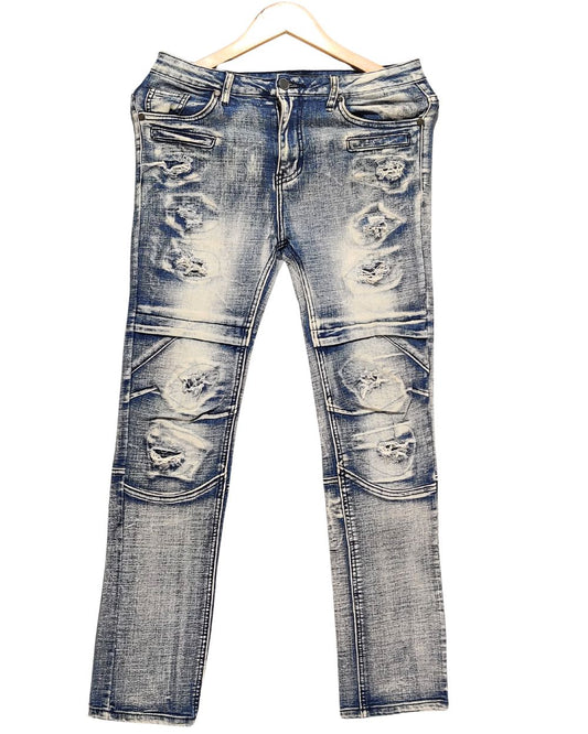 Encrypted Blue Jeans For Women L