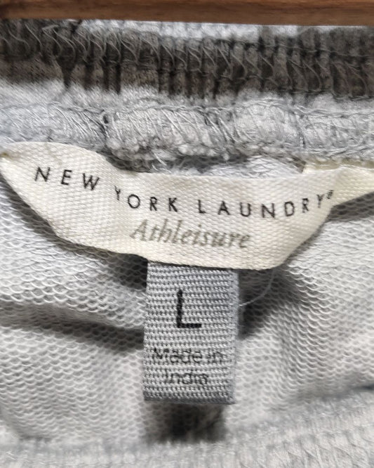 New York Laundry Gray Cotton Short For Women XL