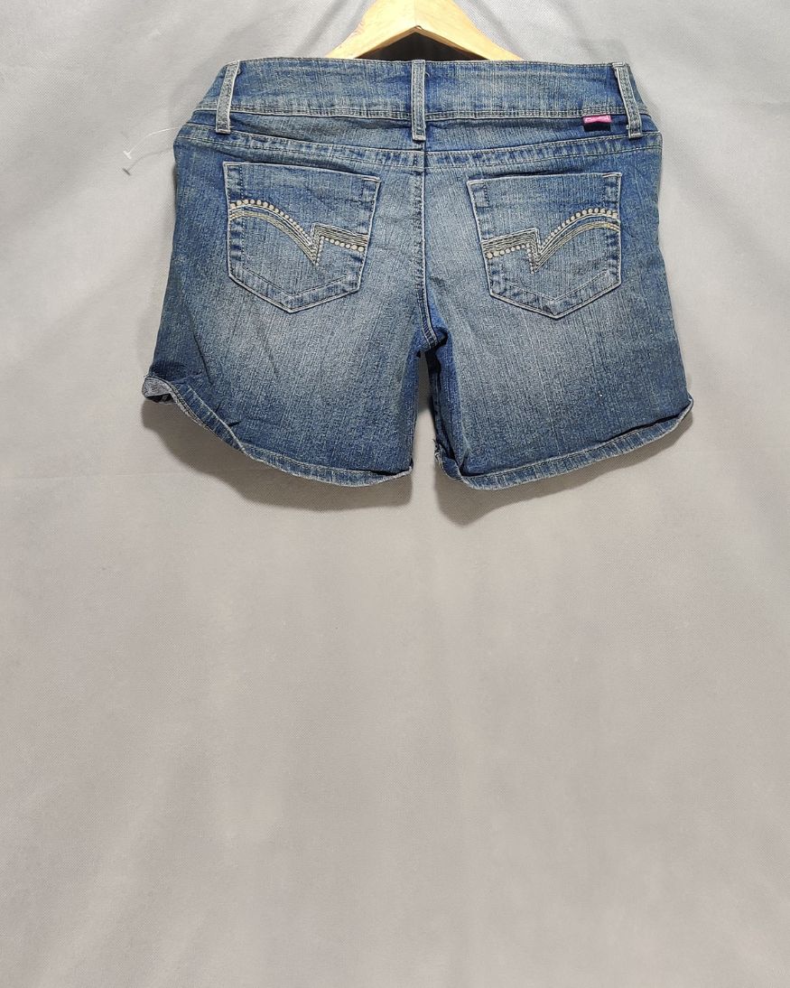 GLO Blue Cotton Short For Women L