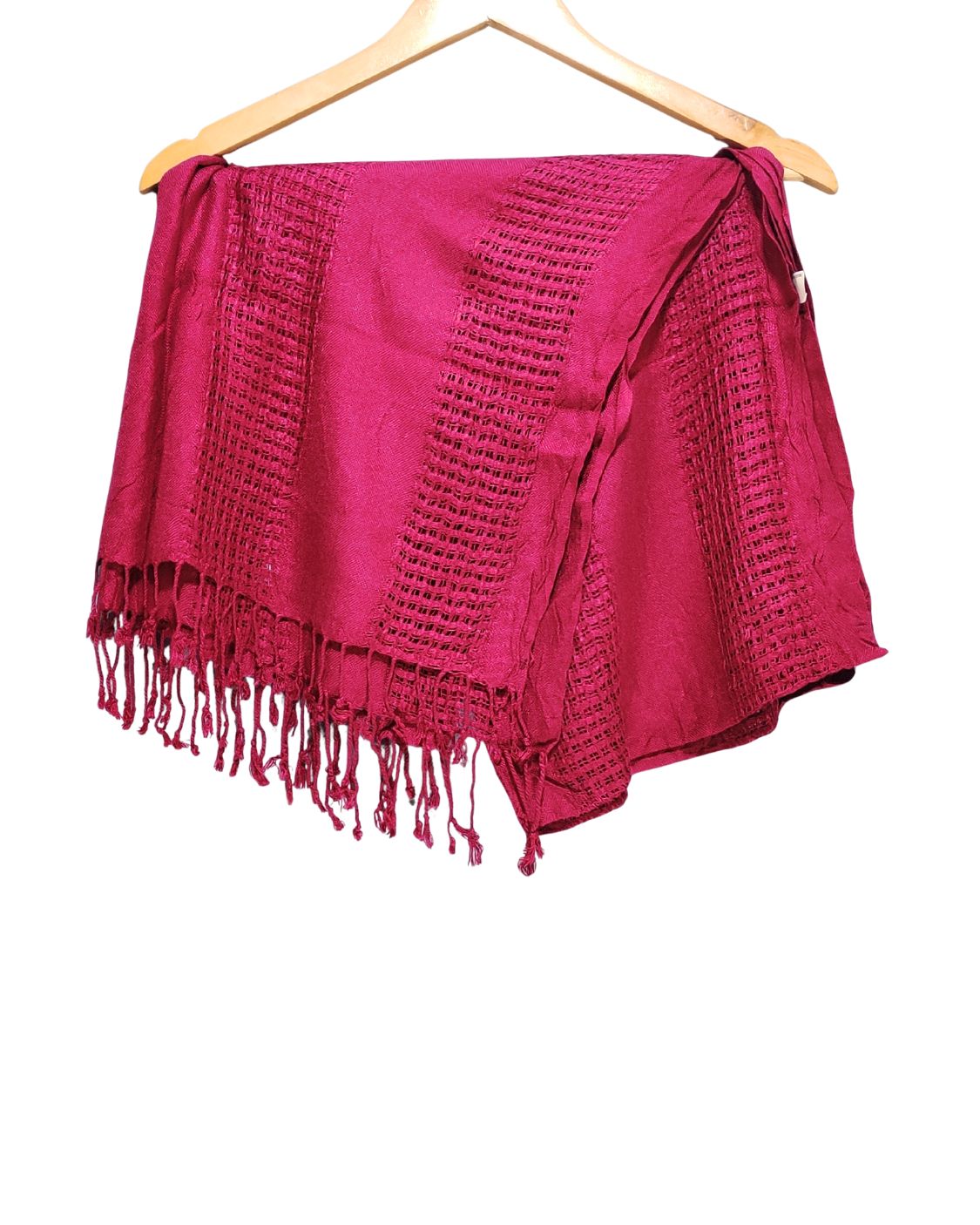 Thrift Queen Maroon Scarf For Women