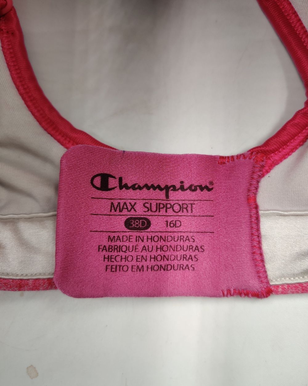 Champion Pink Bra For Women XXL