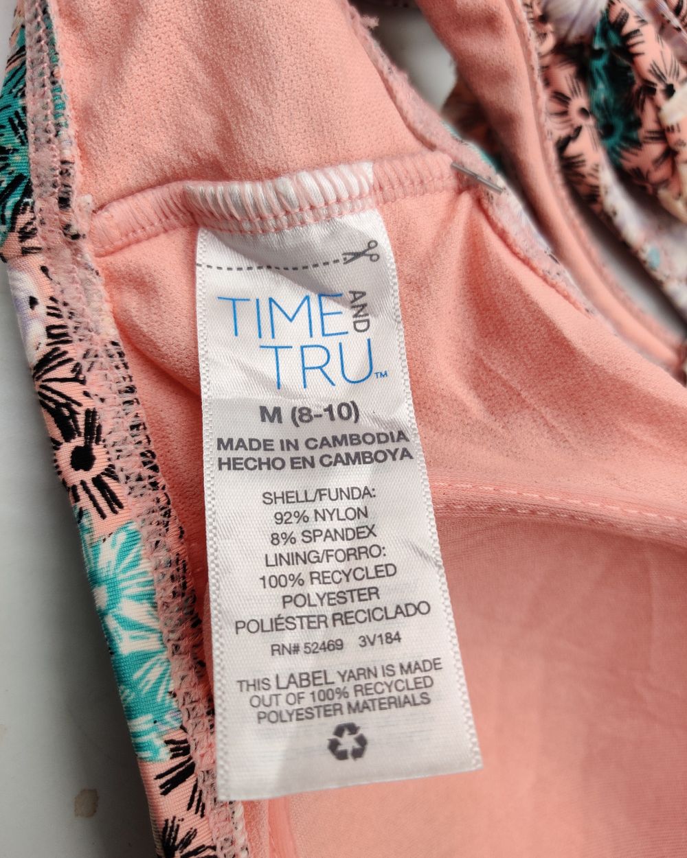 Time And Tru Cream Bra For Women M