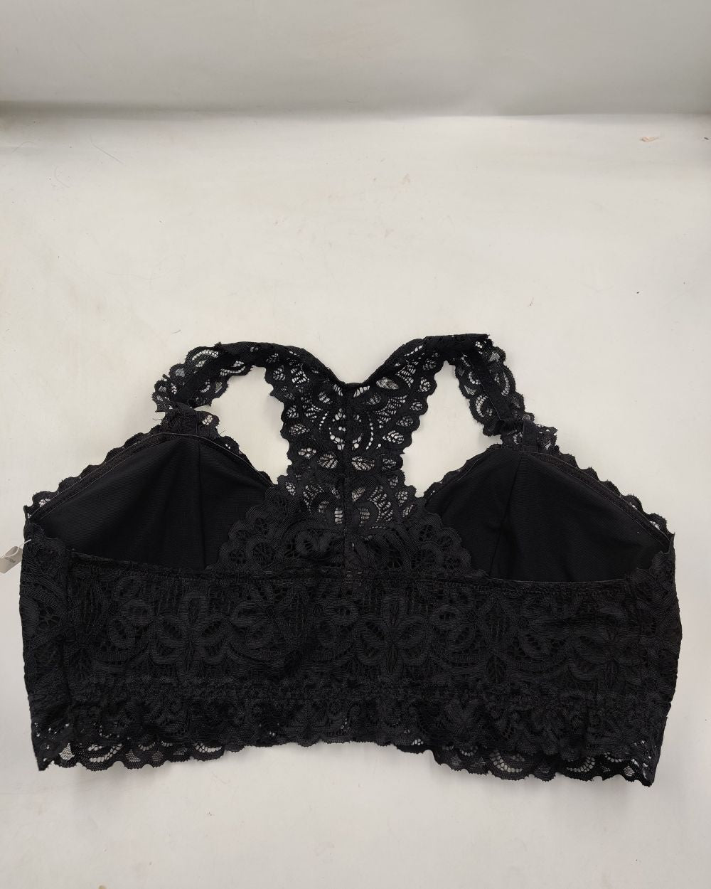 Thrift Queen Black Bra For Women L