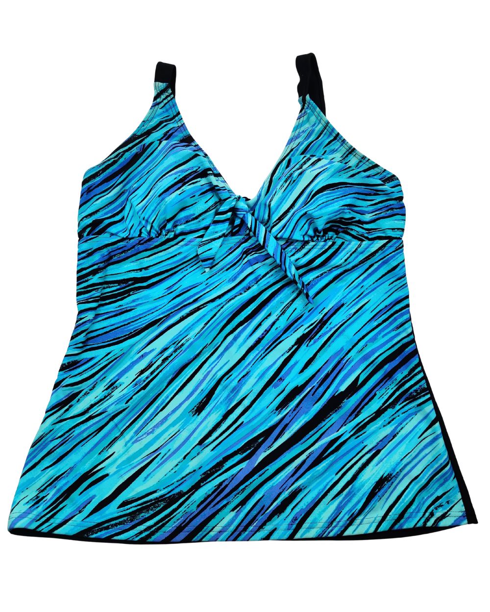 Thrift Queen Blue For Women Crop Top L