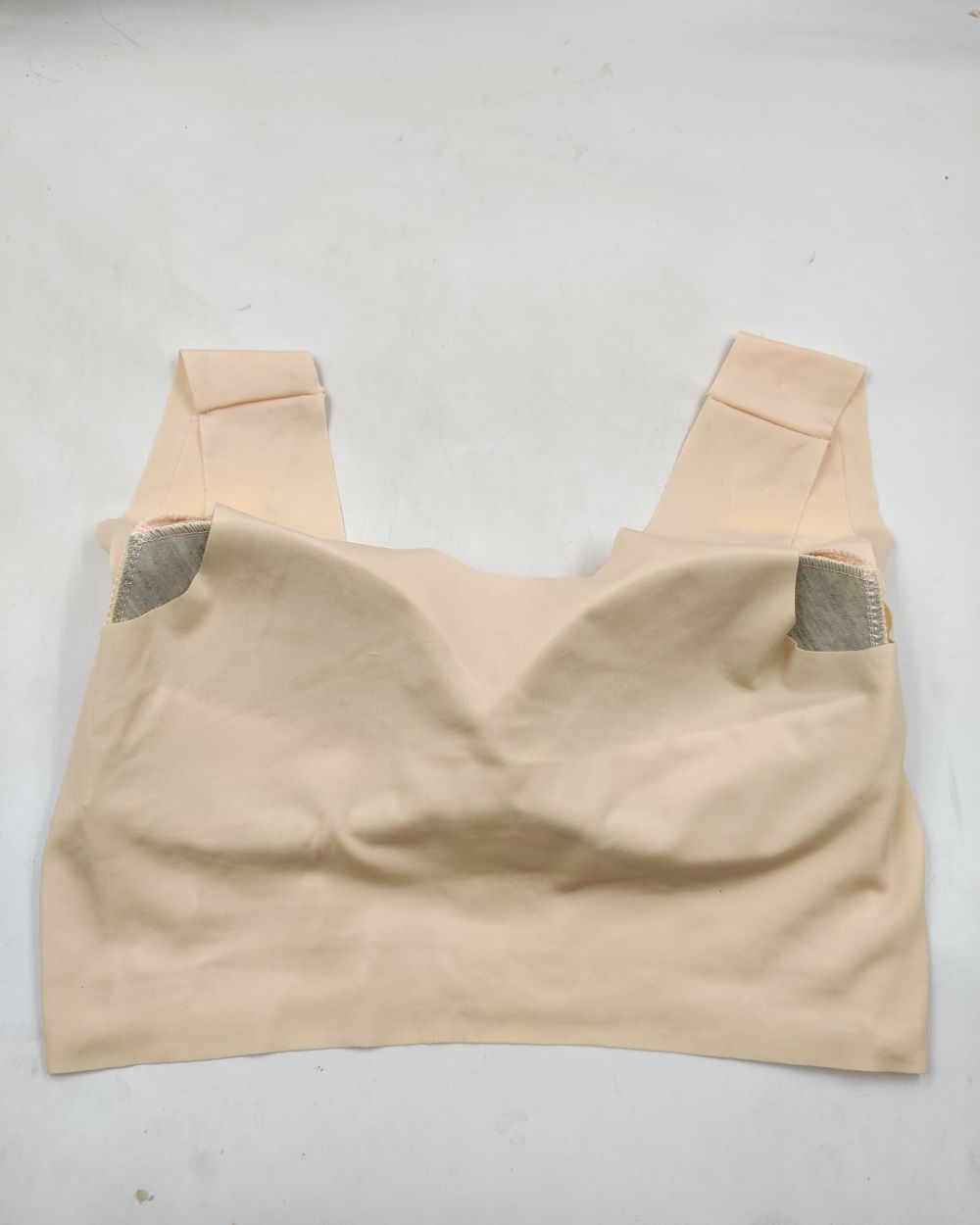 Thrift Queen Cream Bra For Women XXL