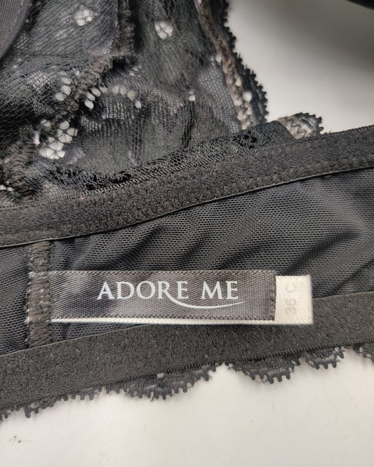 Adore Me Black Bra For Women XL