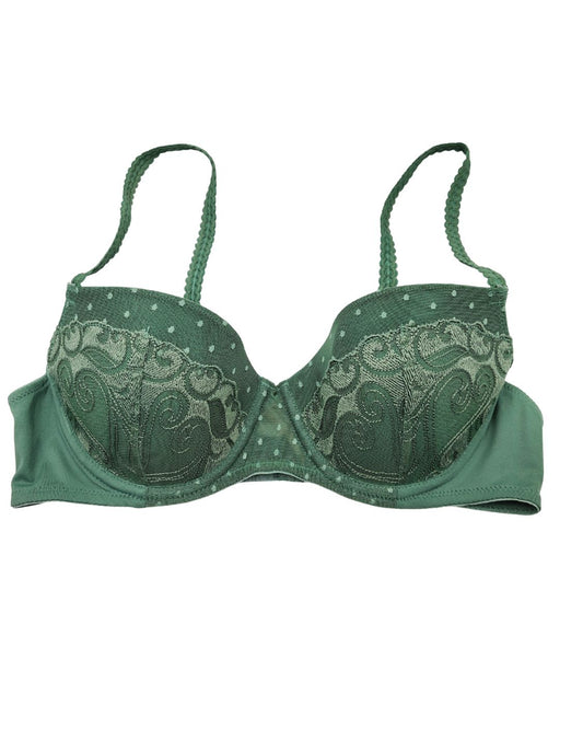 Gilligan & O'malley Green Bra For Women L