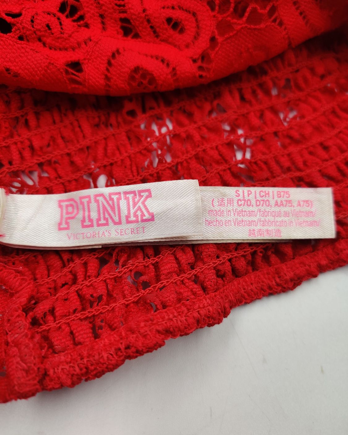 Pink Bra For Women Red S