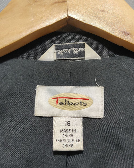 Talbots Black Coat For Women XL