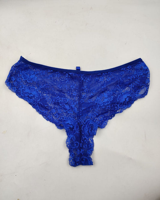 Thrift Queen Blue Underwear Women L