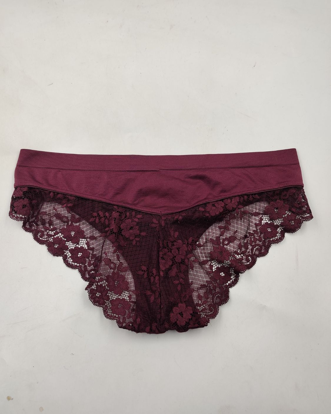 Thrift Queen Maroon Underwear Women M