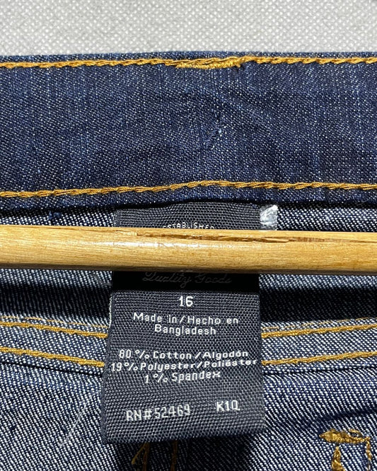 Faded Glory Blue Flare Jeans For Women Medium