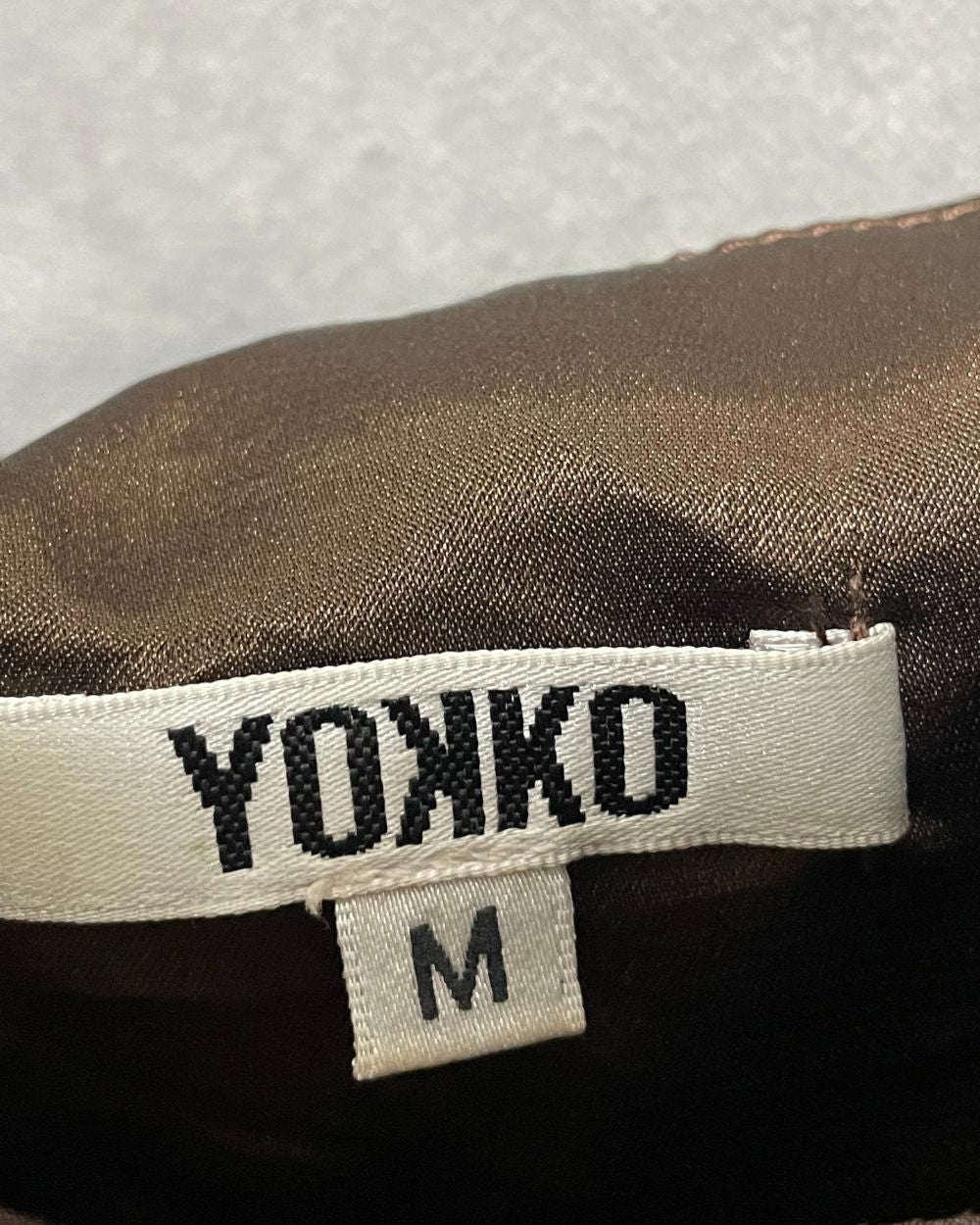 Yokko Brown Polyester For Women Tops Medium | ThriftQueen.pk