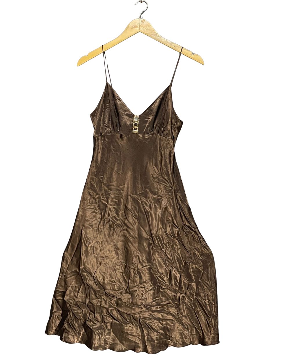 Yokko Brown Polyester For Women Tops Medium | ThriftQueen.pk